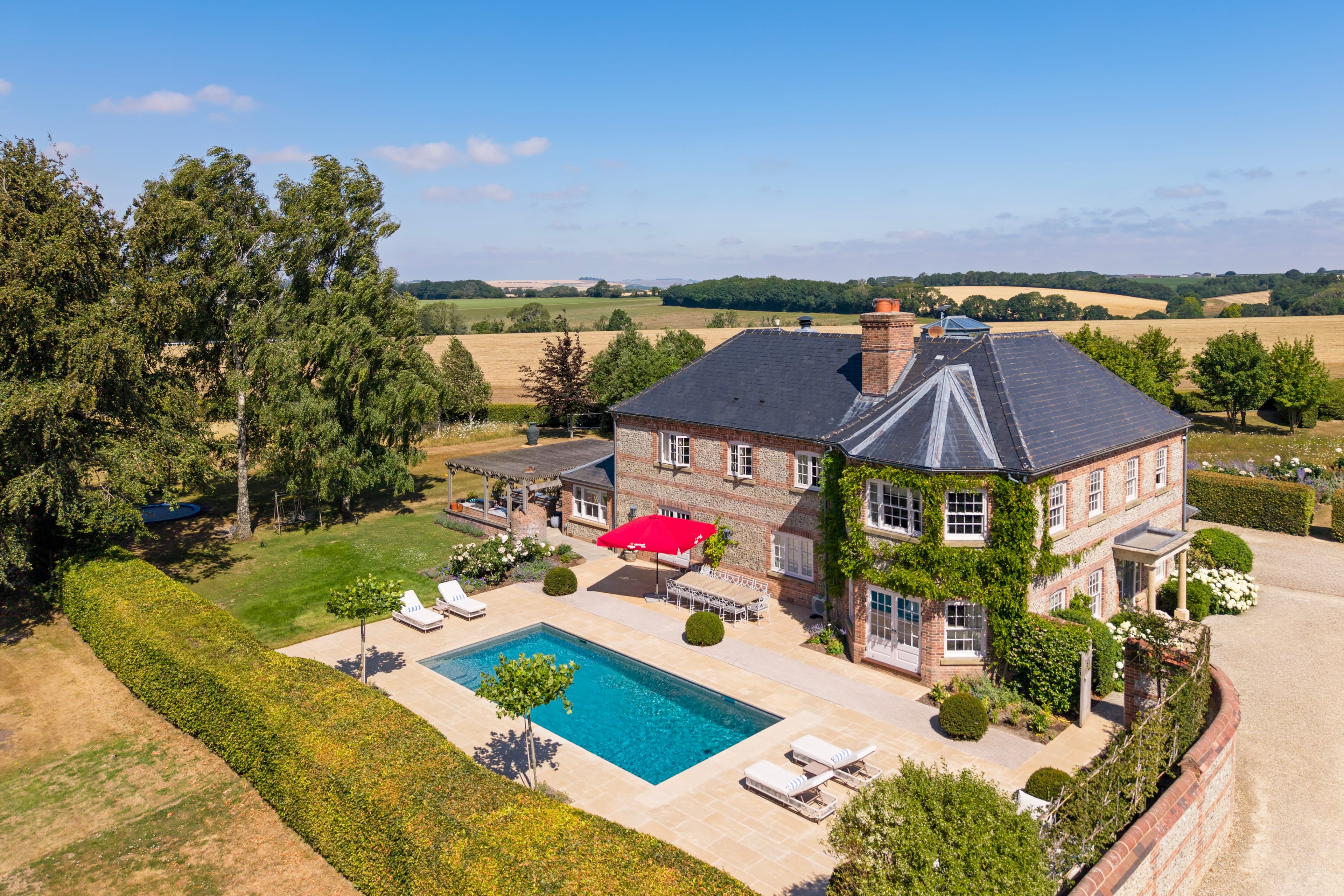 Lantern House aerial view