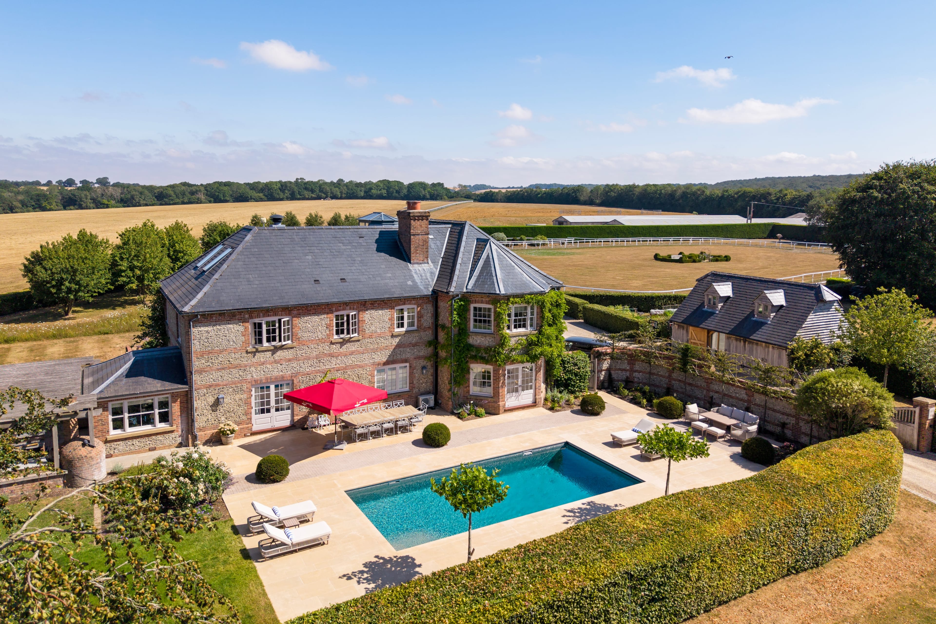 Lantern House aerial view