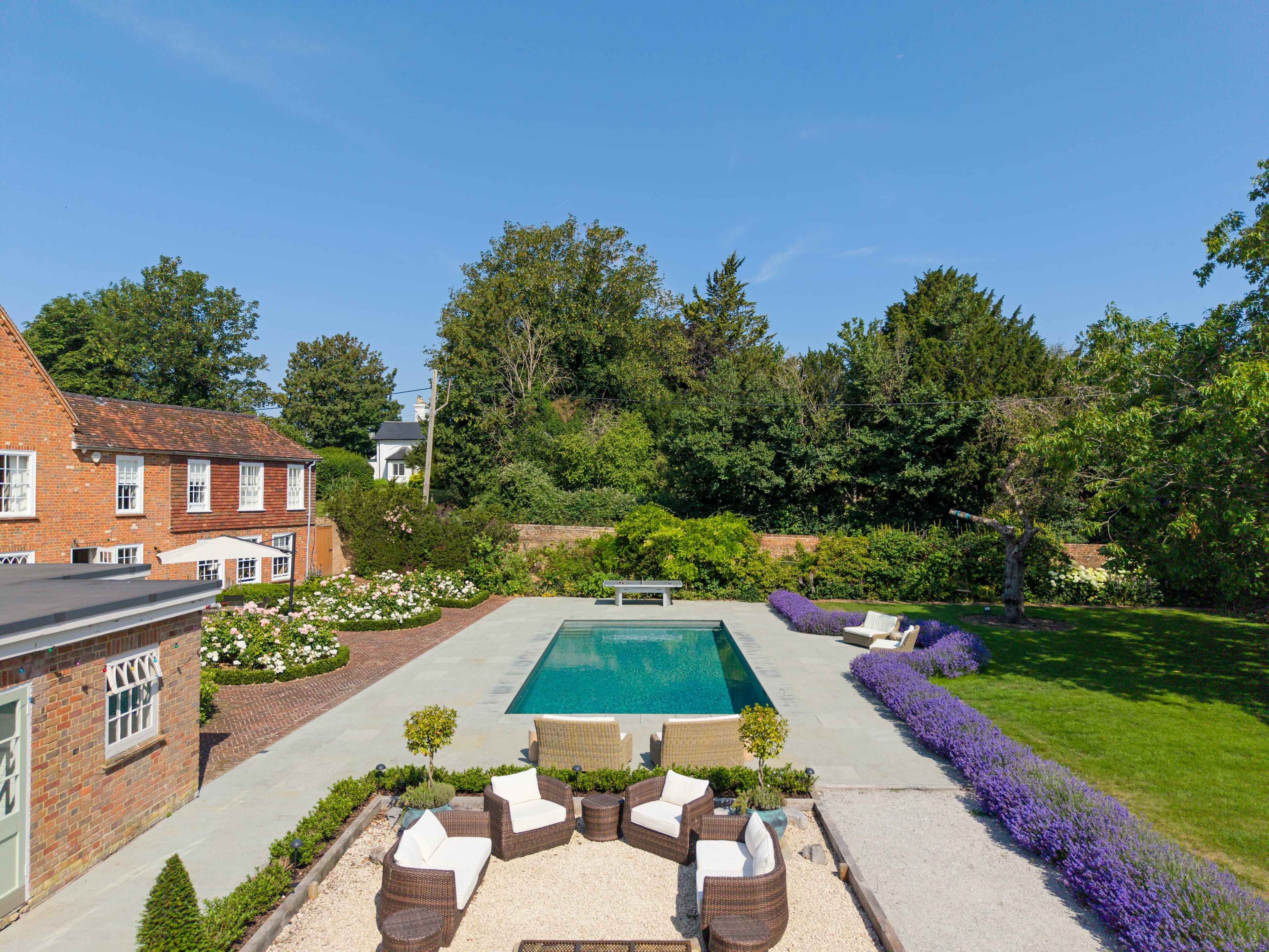 Manor House aerial view