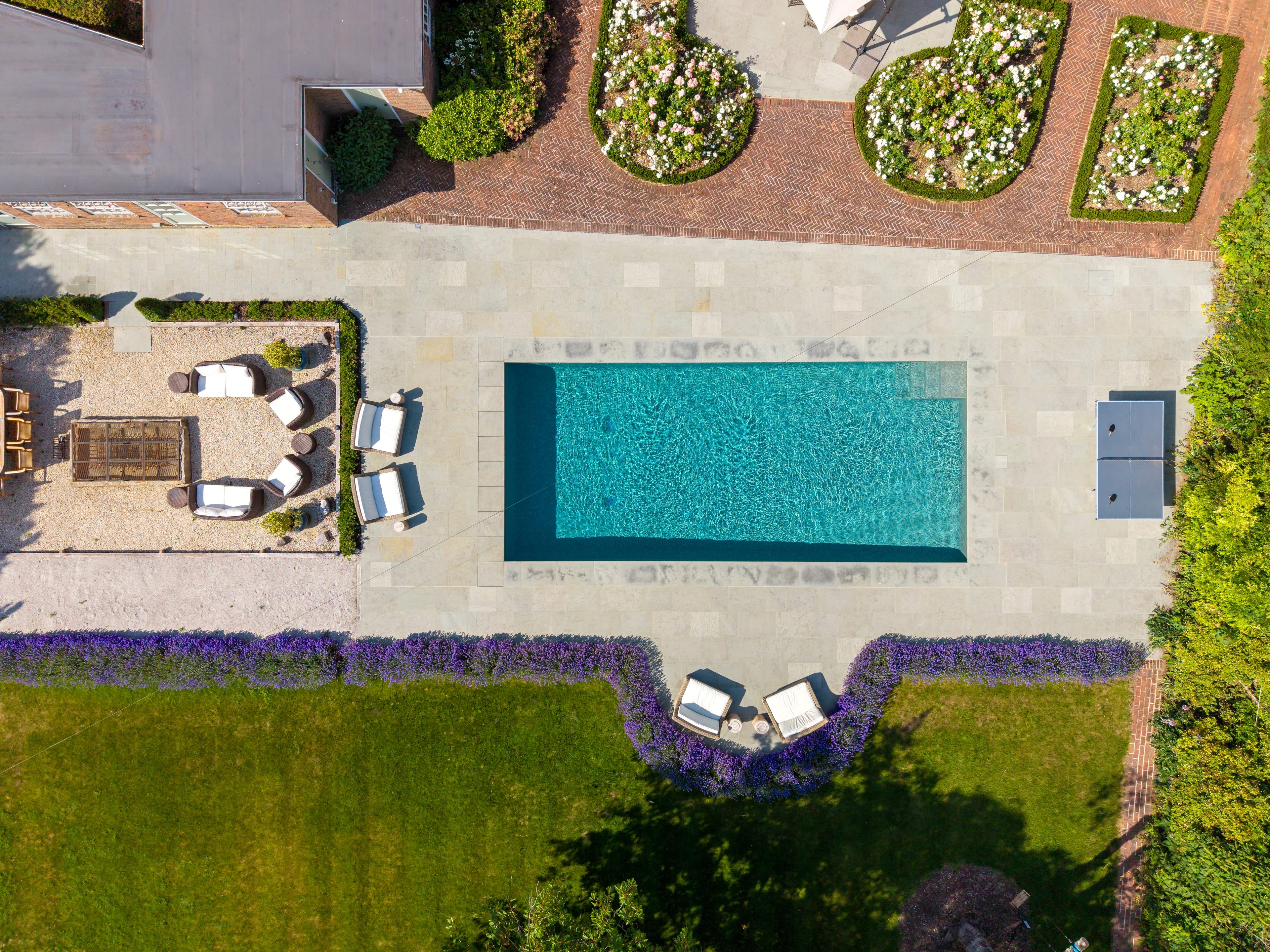 Manor House aerial view