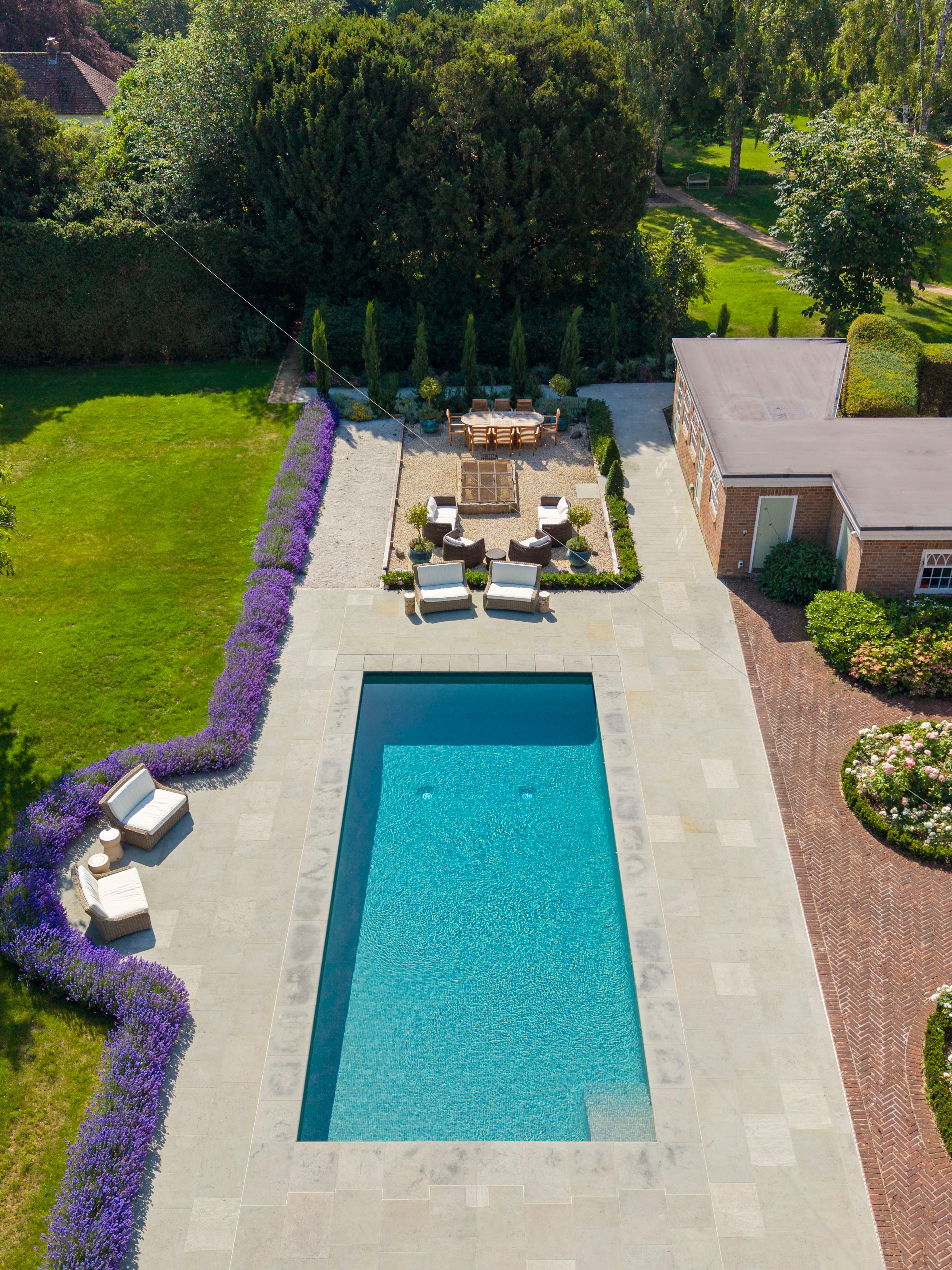 Manor House aerial view